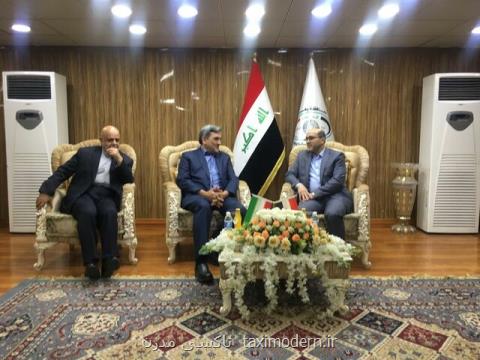 دیدار حناچی با شهردار و استاندار بغداد، آمادگی برای ساخت مترو در عراق